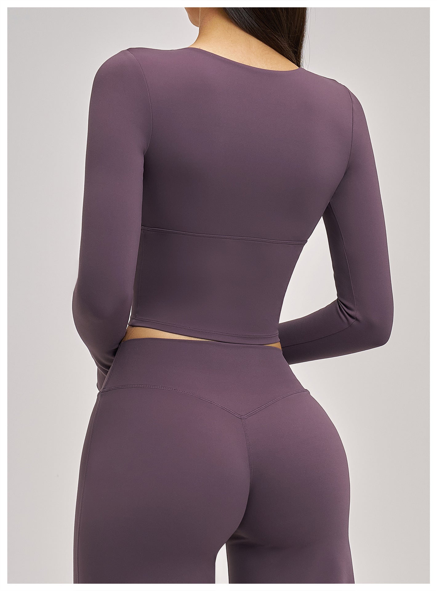 03/2026 Spring and Summer Yoga Top for Women - Pilates Yoga Long-Sleeved Fitness Sporty All-Purpose T-Shirt for Women - 4520