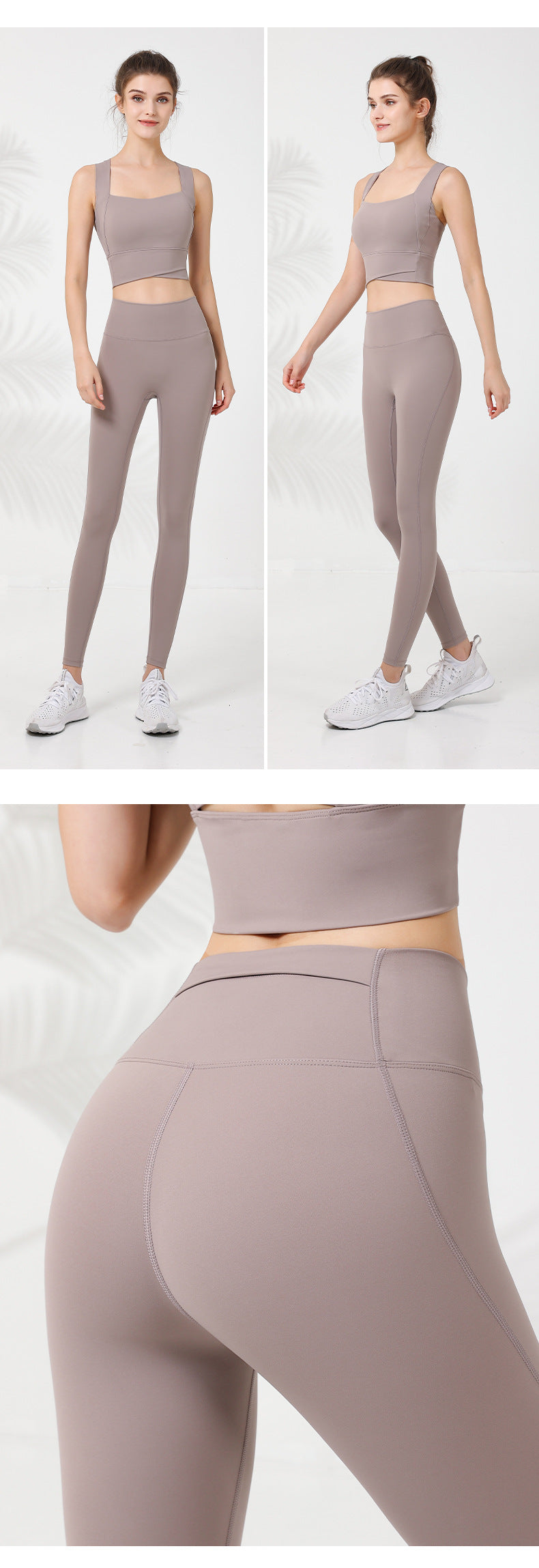 2023.08 New sunscreen quick-drying high-waisted abdomen-lifting hip sports trousers high-elastic tight-fitting belt pocket fitness running yoga pants