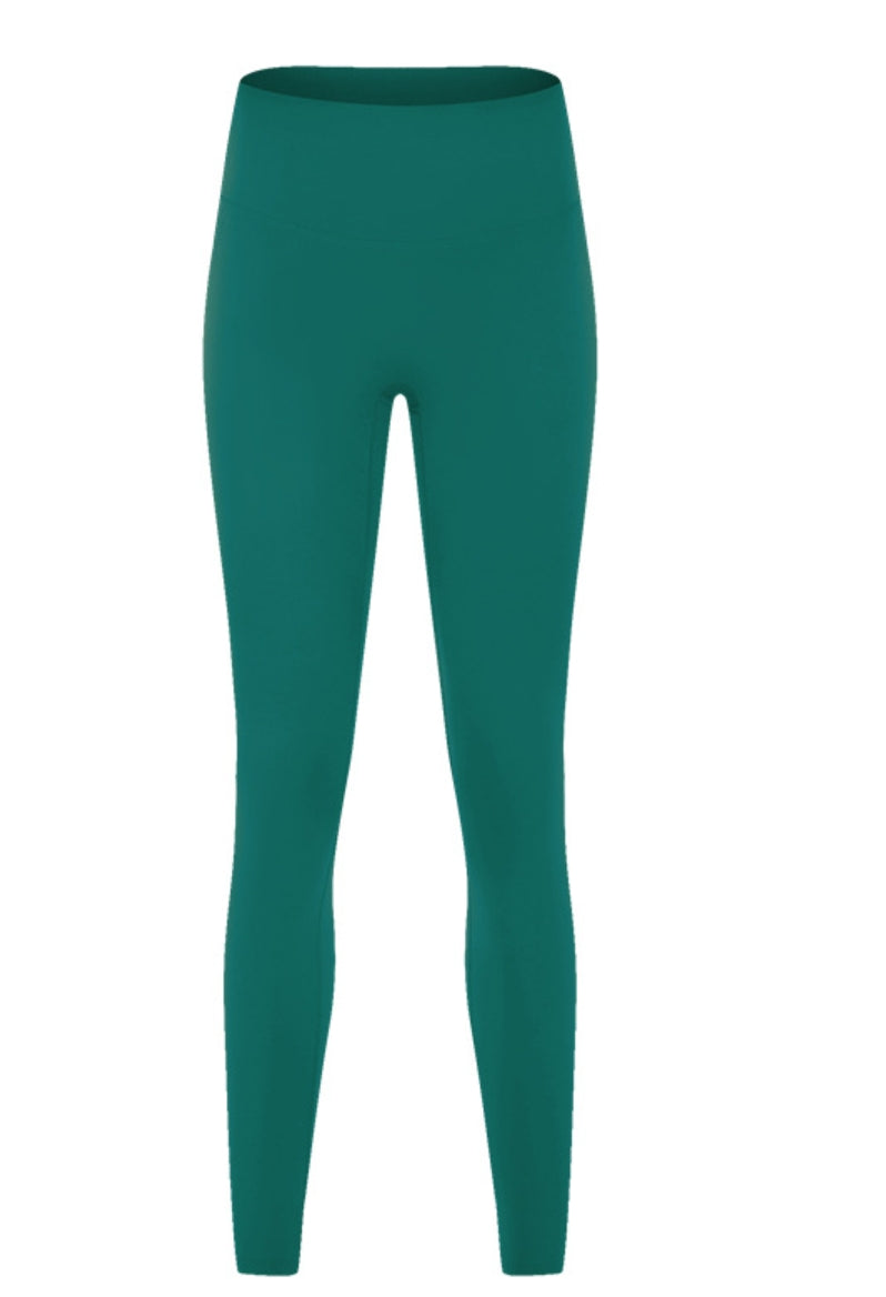 LINK-2 05/2024 fall new no-embarrassment line high-waisted hip lift elastic exercise nude yoga pants for women