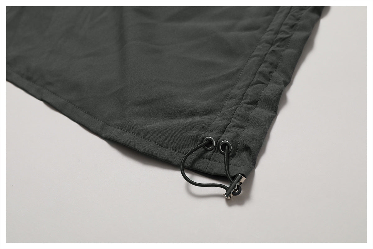 23.07 retro tooling skirt waist sports casual skirt mid-length all-match tooling pocket skirt 8336