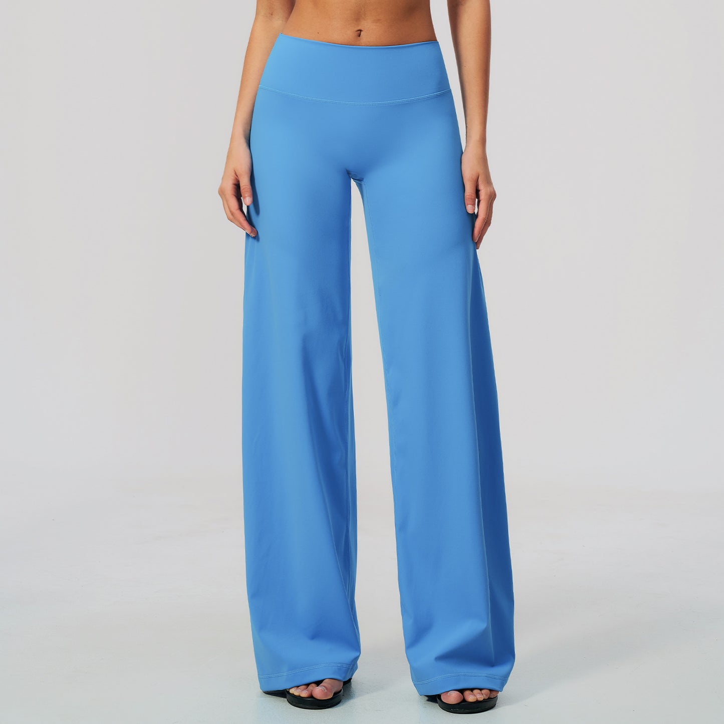 12/2025 Pantalones casuales de mujer de pierna ancha, cepillados, adelgazantes, adecuados para correr al aire libre y hacer deporte, pantalones de pierna ancha para mujer, 5529