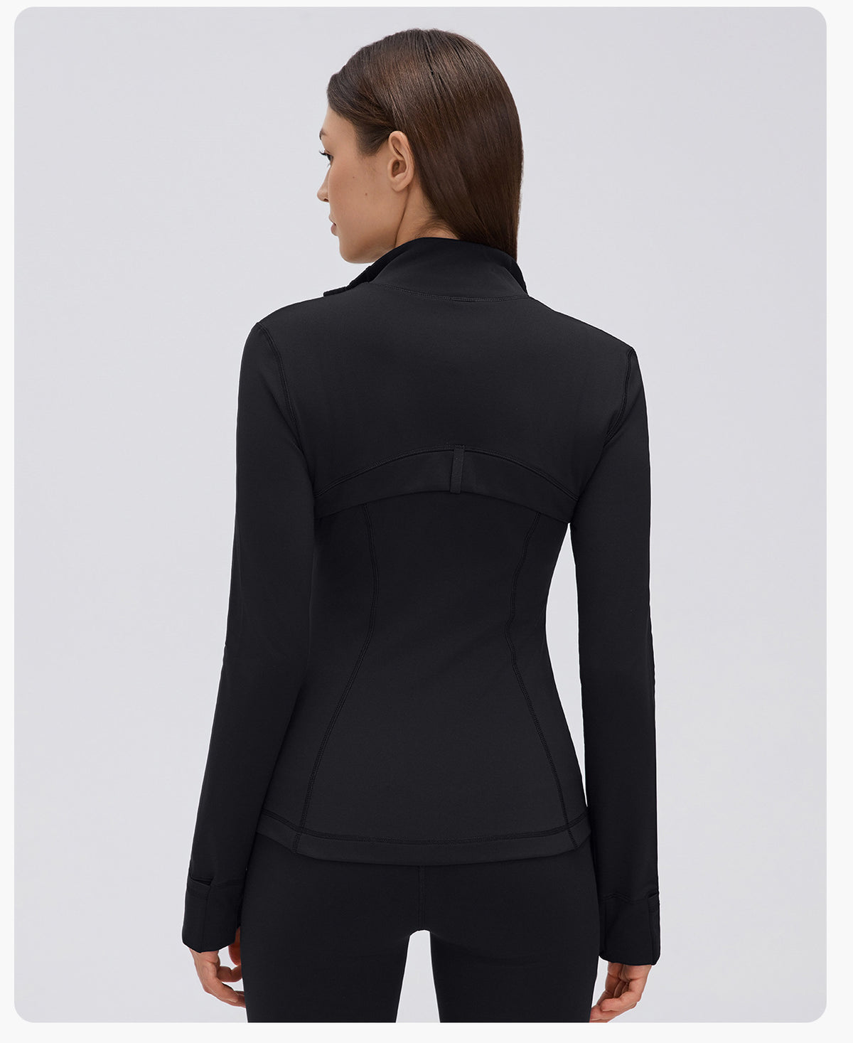 Wholesale Women’s Winter Activewear Jacket D26126 | Slimming High-Neck Outdoor Cycling & Fitness Top | fouregg