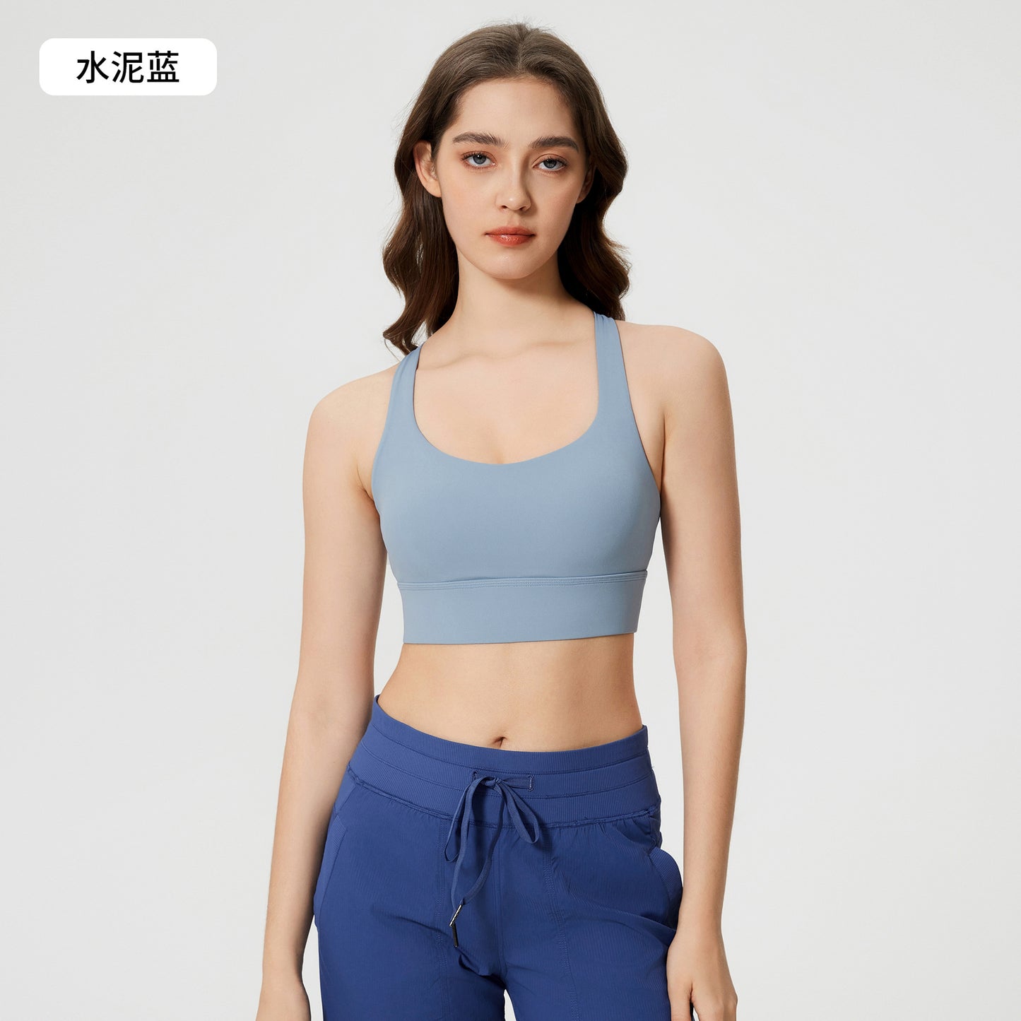 05/2024 LINK-1 Cross-border Cross Back Shock-resistant Push-up bra Yoga sports underwear