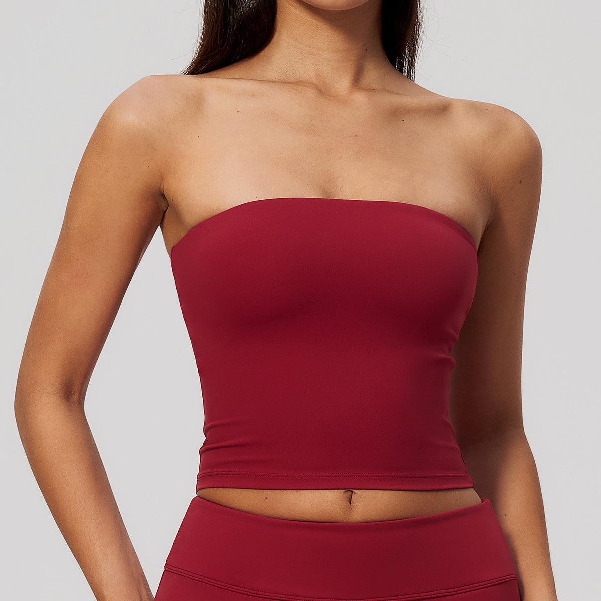 09/2024 Bandeau sans bretelles antidérapant, haut tube sexy, sous-vêtements de sport dos nu, soutien-gorge antichoc à séchage rapide pour femmes 8793