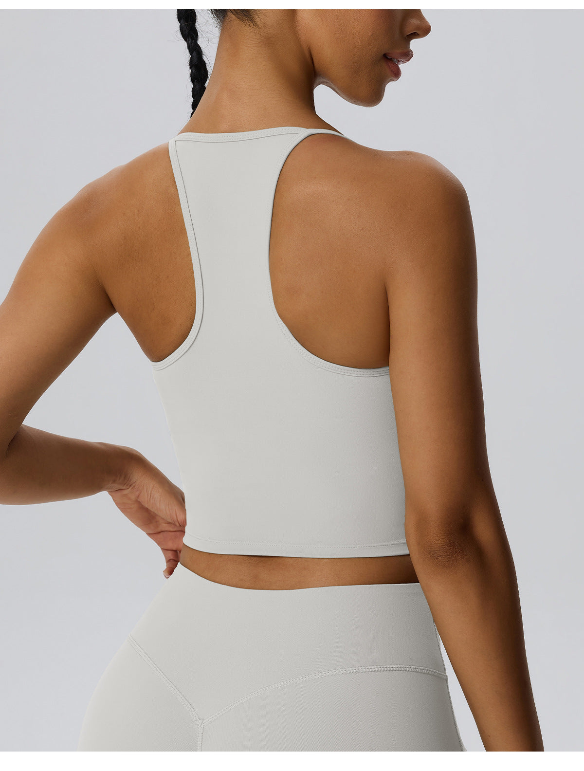 Wholesale Women’s Double-Brushed Sports Bra | Bulk Padded Running & Fitness Tank 62142 | fouregg
