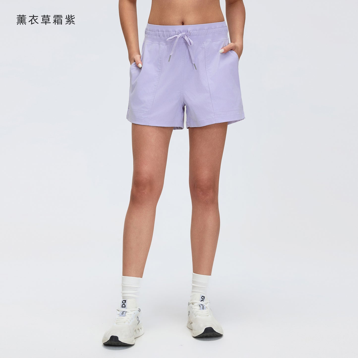 02/2025 Summer new high waist loose casual shorts women ice sense quick drying breathable fitness yoga shorts DSS069
