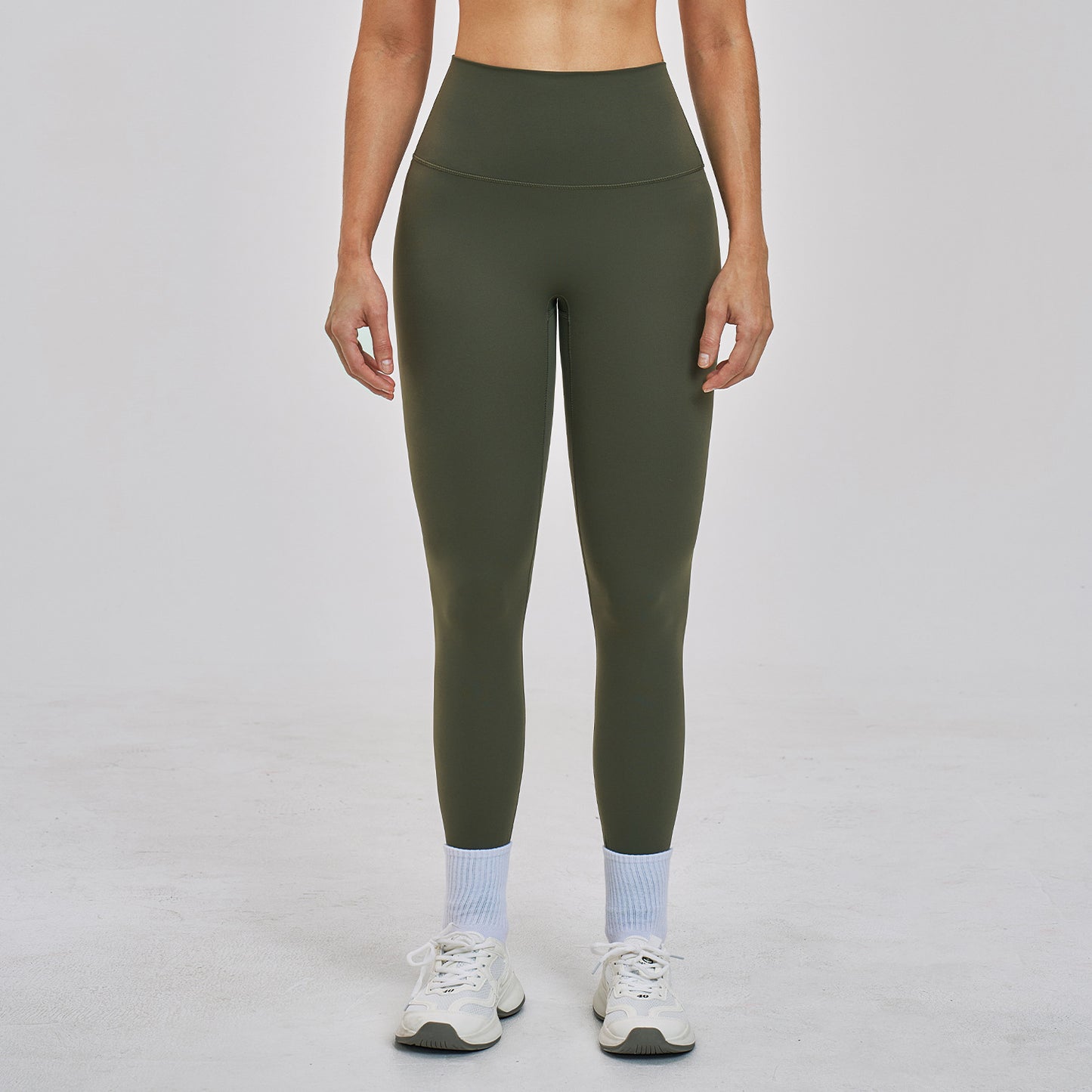 08/2022 High-waist butt-lifting fitness pants women's tight-fitting outdoor cycling sports running trousers breathable quick-drying nude yoga pants 6116