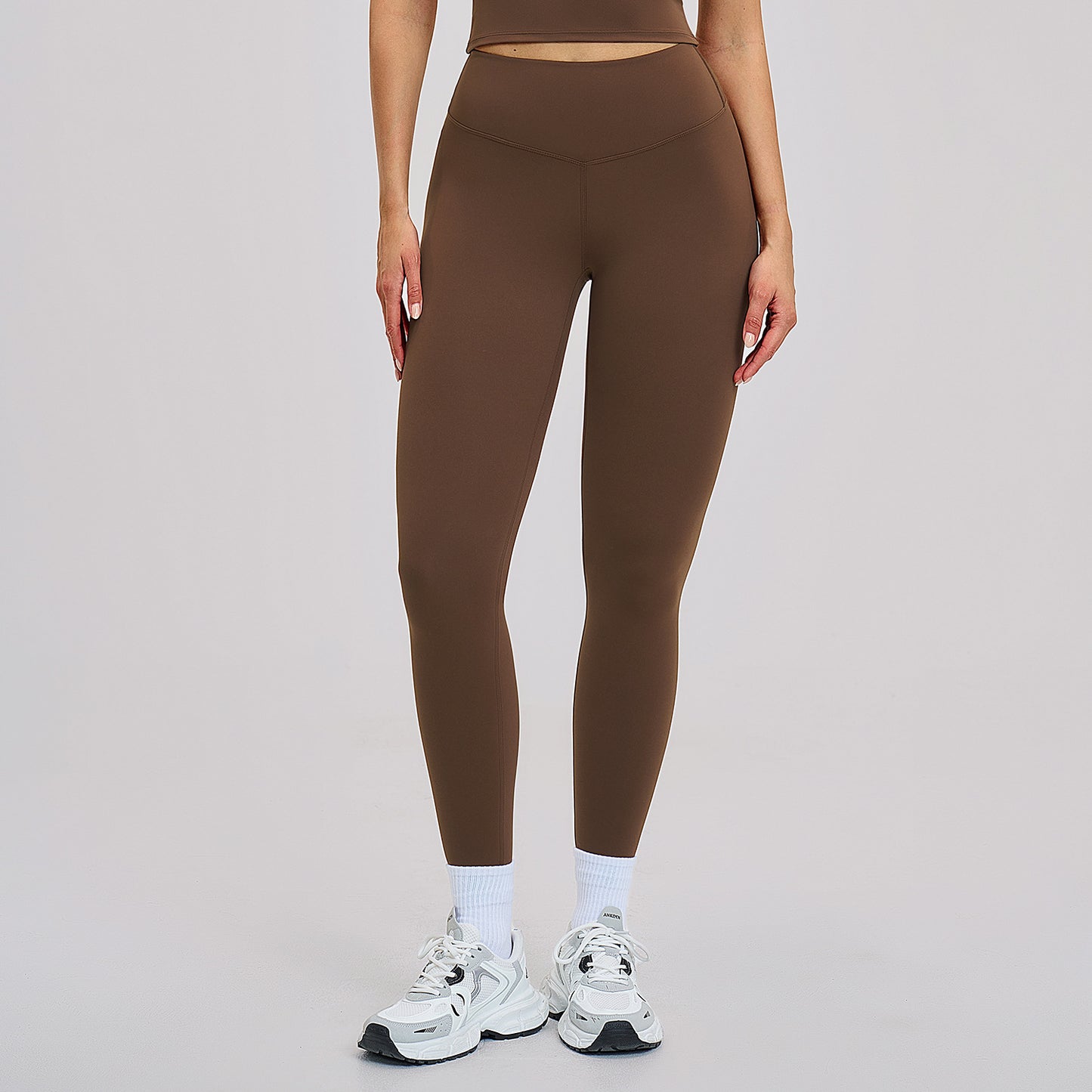 01/2024 High-waisted hip-raising quick-drying yoga pants for women, slim tight fitness pants for outer wear, running sports leggings 8455