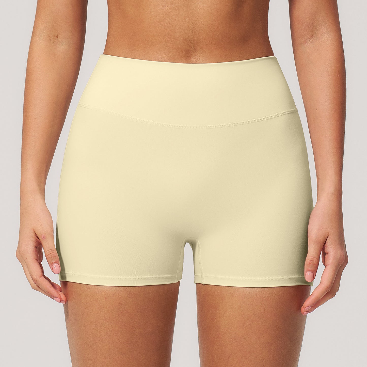Wholesale Brushed Yoga Shorts | Butt-Lift Naked-Feel Gym Trunks 5555 | fouregg