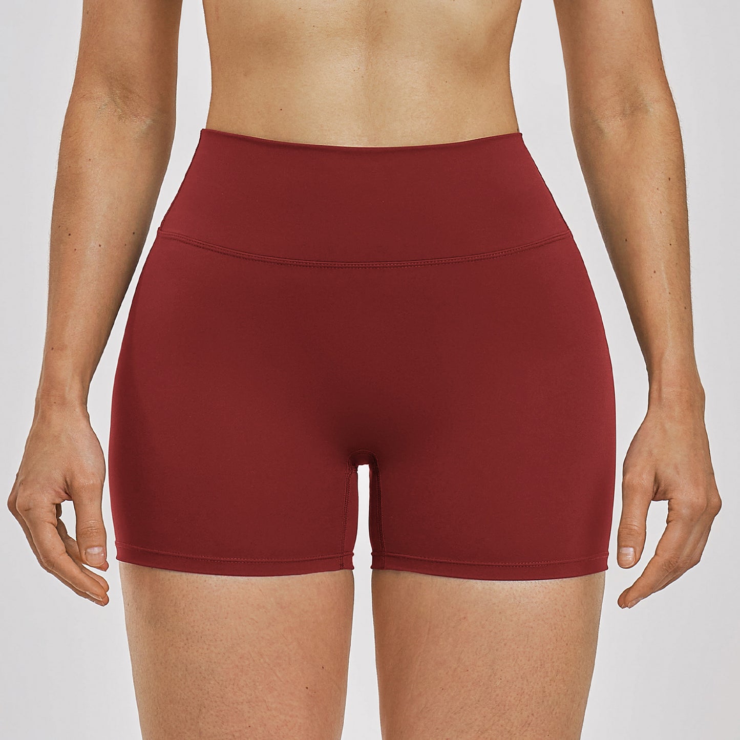 06/2025 Pantalones cortos de yoga ajustados de cintura alta de secado rápido para deportes al aire libre, ropa deportiva informal para correr y hacer ejercicio para mujer 9300