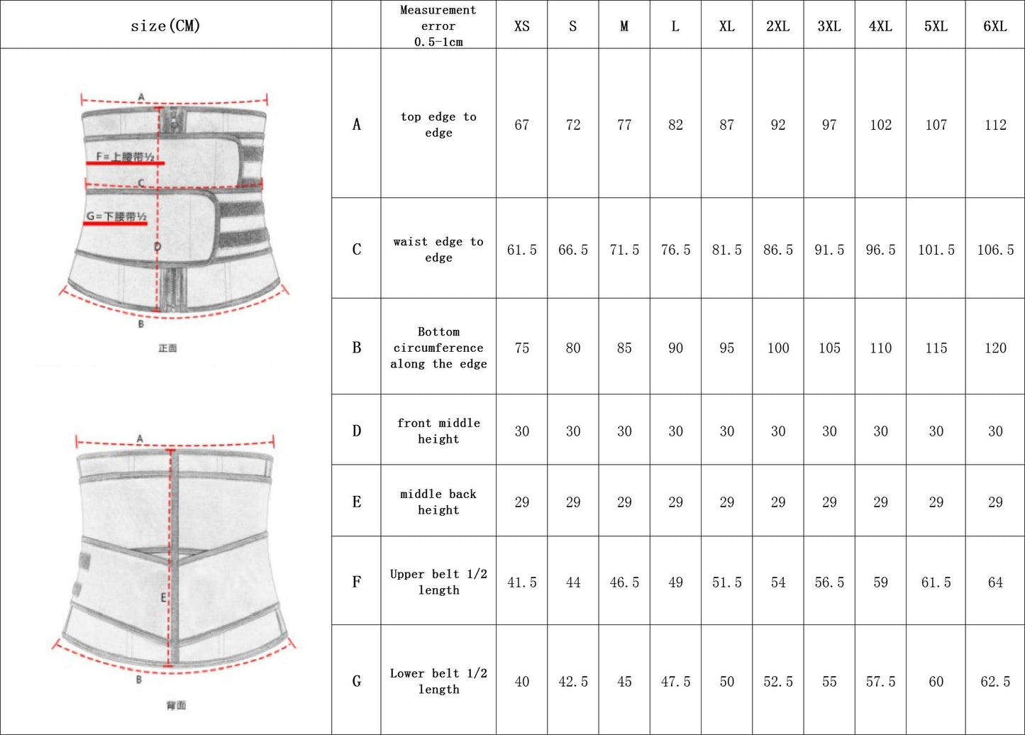 New Latex Sports Corset Waist Abdominal Belt Reinforced Velcro Rubber Corset