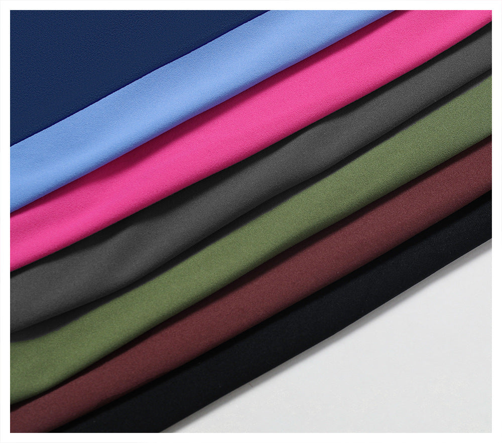 Brushed yoga pants hip-lifting fitness pants outerwear running sports pants women 8175