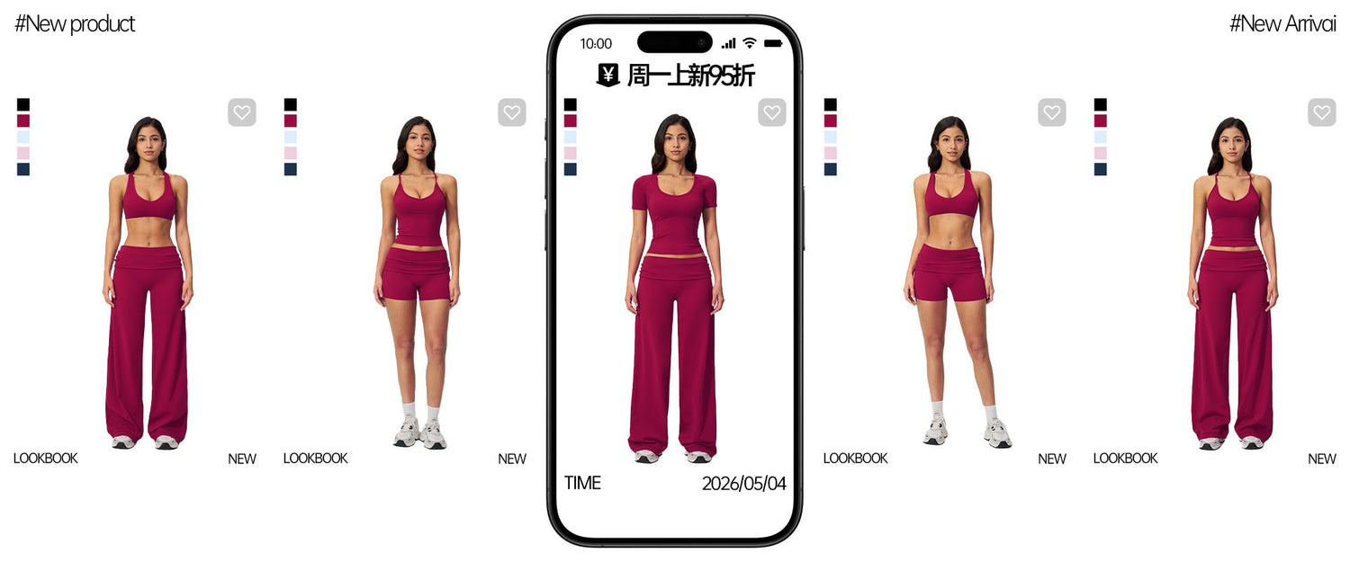 New June 2026 mid-summer activewear set for private label brands - FOUREGG