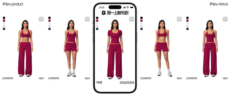 New June 2026 mid-summer activewear set for private label brands - FOUREGG