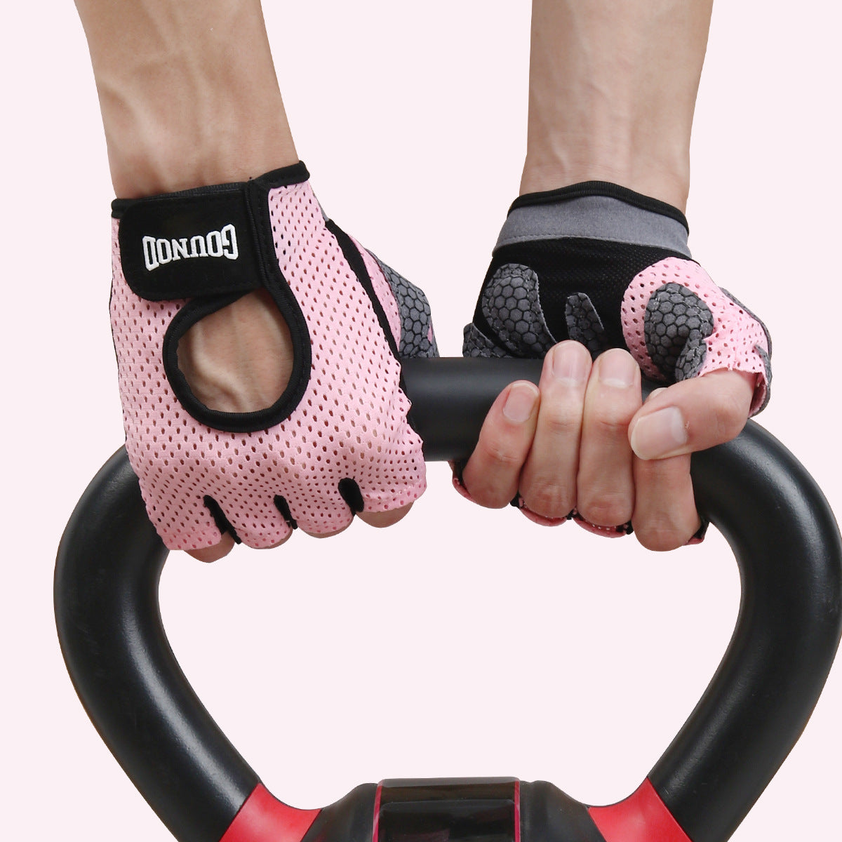 Half-finger fitness sports gloves thin sports sweat-absorbent non-slip hand protection training horizontal bar riding gloves outdoor gloves