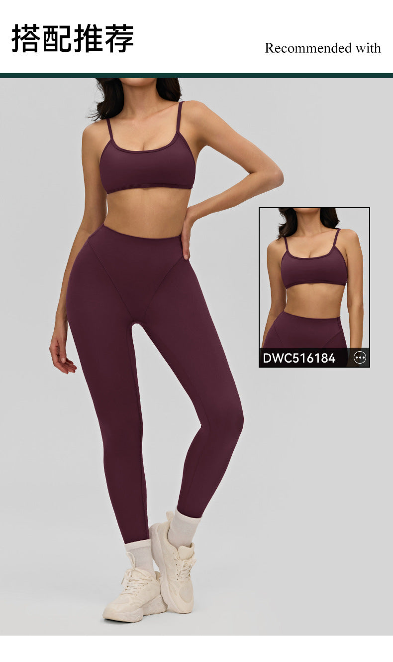 03/2026 FOUREGG Pantalon de yoga taille haute pour femme, avec empiècements latéraux sans couture, contrôle du ventre, pantalon de fitness, adapté comme vêtement d'extérieur, pour la course, le sport et comme collant.