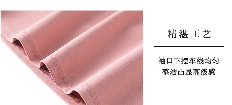 Short-sleeved t-shirt women's linen cotton 2023 spring and summer new round neck solid color top short-sleeved women's half-sleeved bottoming shirt