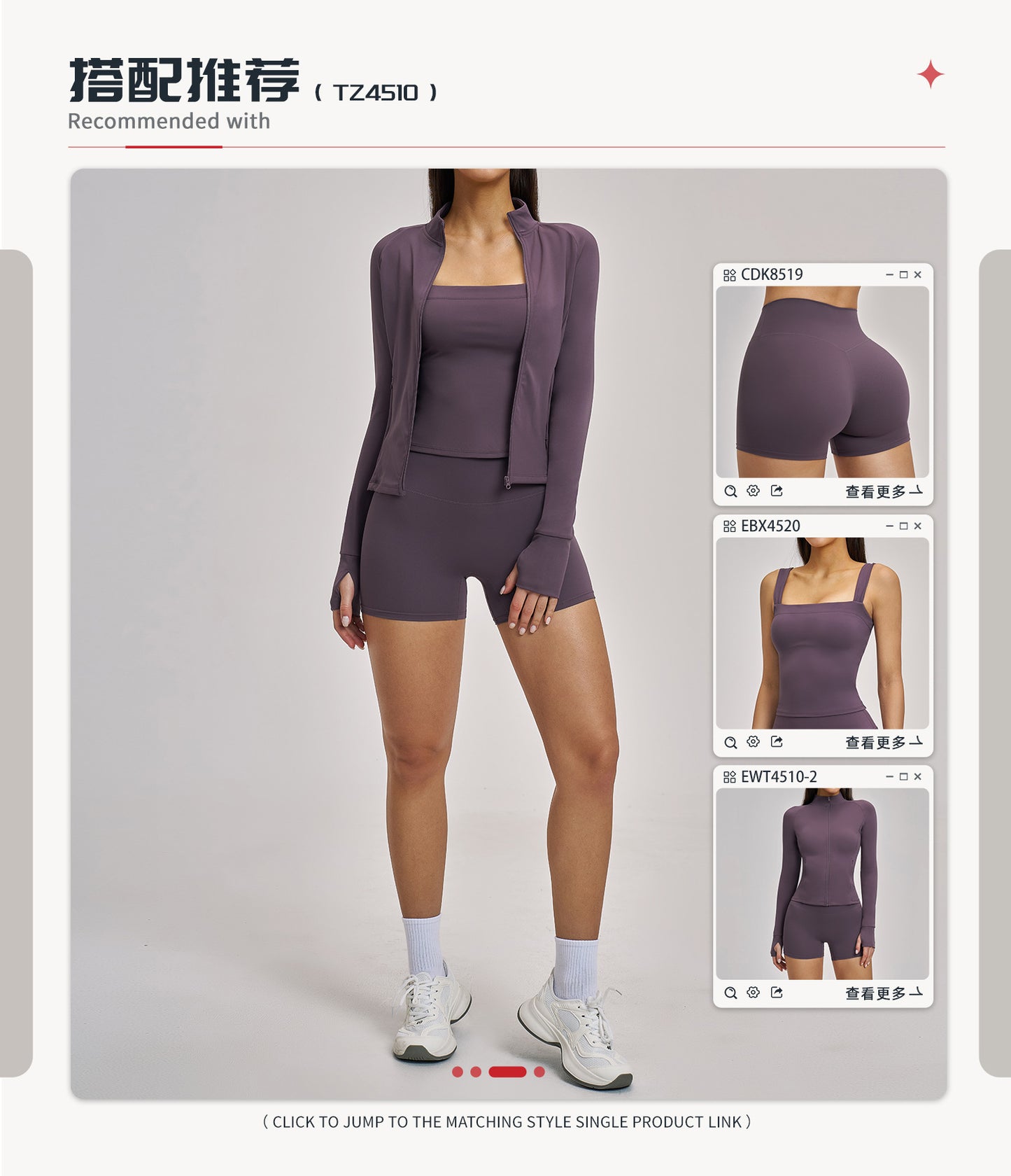 03/2026 Spring Yoga Set Casual Fitness Suit Women's Outdoor Running Sports Three-Piece Set 4510