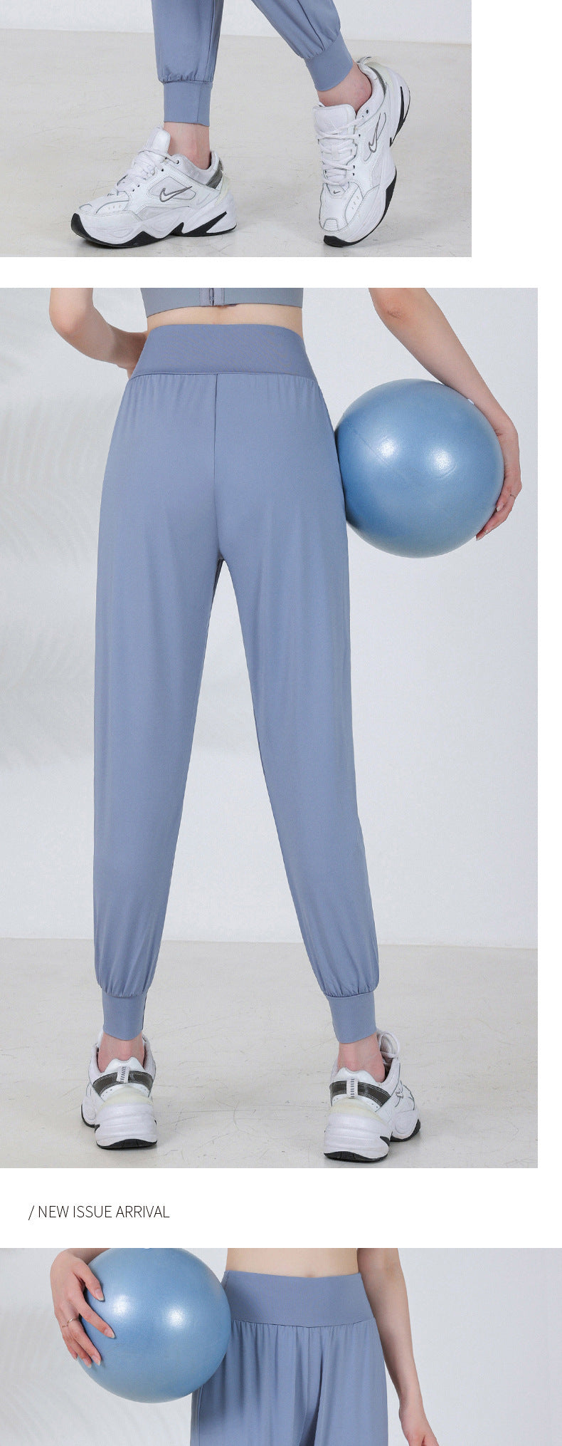 sports pants women's loose trousers quick-drying running fitness yoga pants thin section luminous harem pants