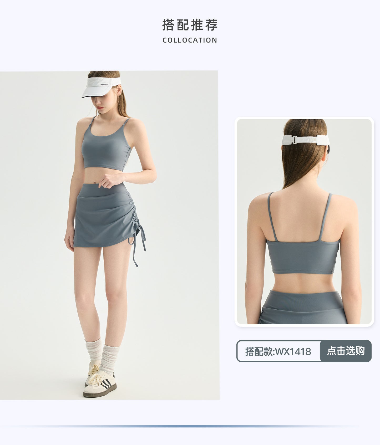 02/2026 Minifalda de yoga fruncida con cordón ajustable para mujer, ideal para correr, bailar, entrenar a diario, hacer fitness - pantalones falda de dos piezas