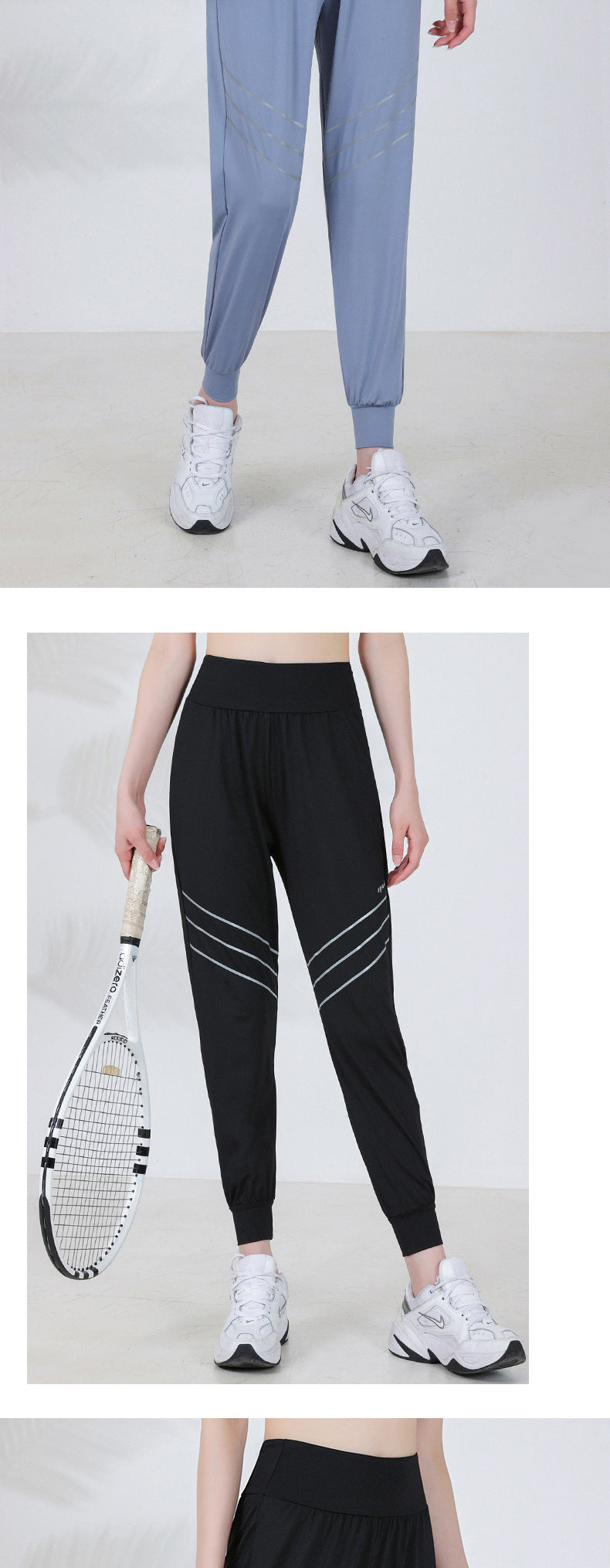 sports pants women's loose trousers quick-drying running fitness yoga pants thin section luminous harem pants