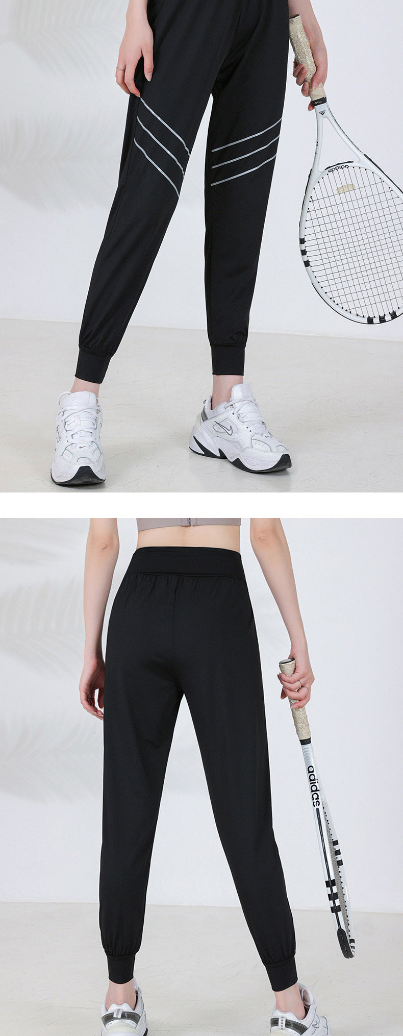 sports pants women's loose trousers quick-drying running fitness yoga pants thin section luminous harem pants