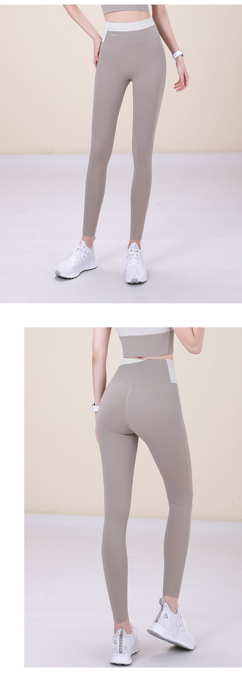 2023.08 New style yoga pants seamless naked sense female peach hip high waist hip lifting sports fitness pants abdomen tight tight yoga pants for women