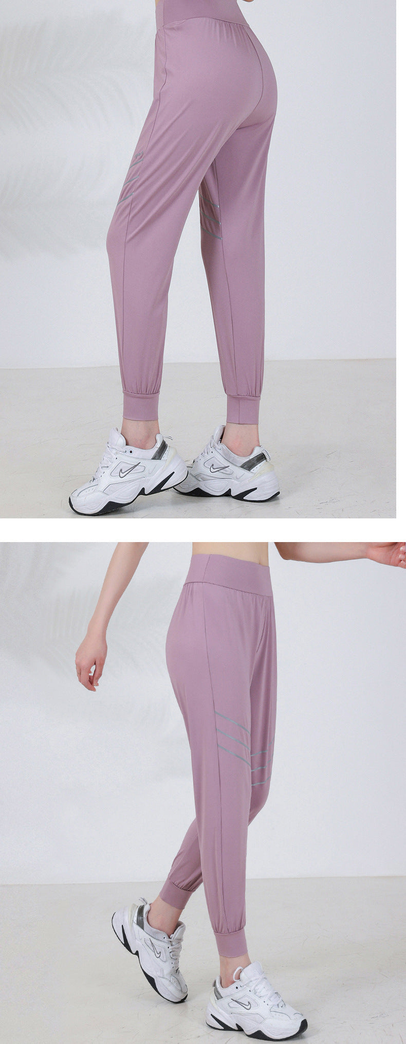 sports pants women's loose trousers quick-drying running fitness yoga pants thin section luminous harem pants