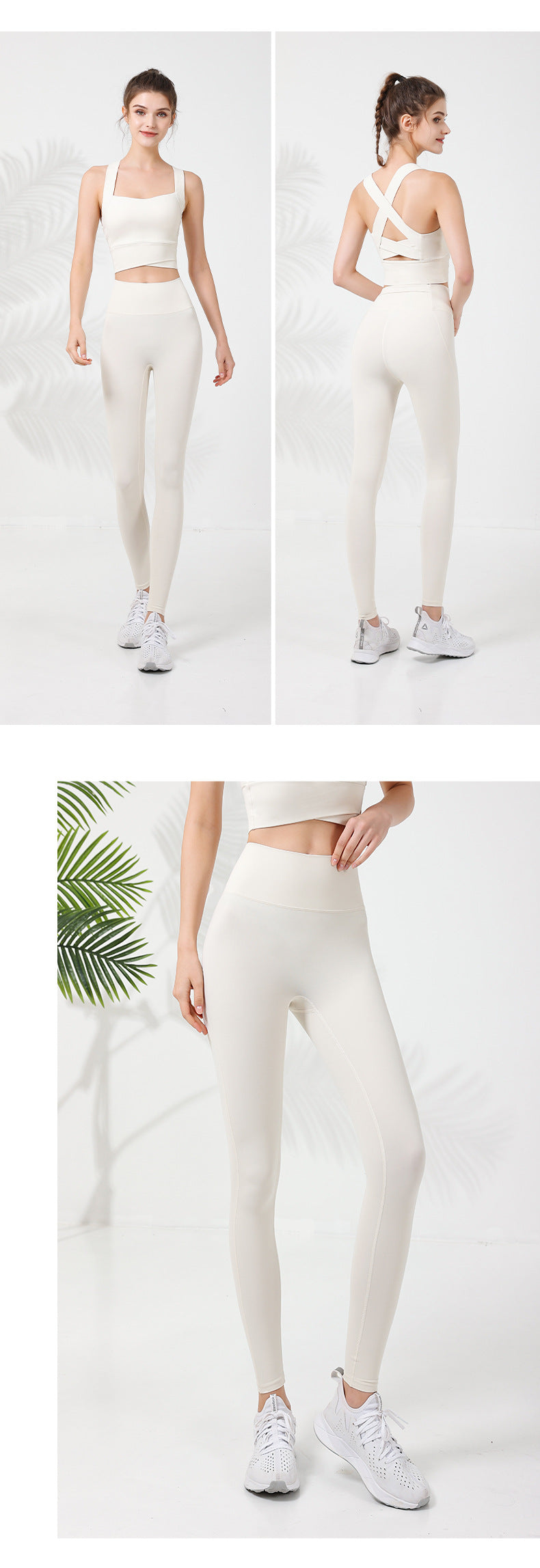 2023.08 New sunscreen quick-drying high-waisted abdomen-lifting hip sports trousers high-elastic tight-fitting belt pocket fitness running yoga pants