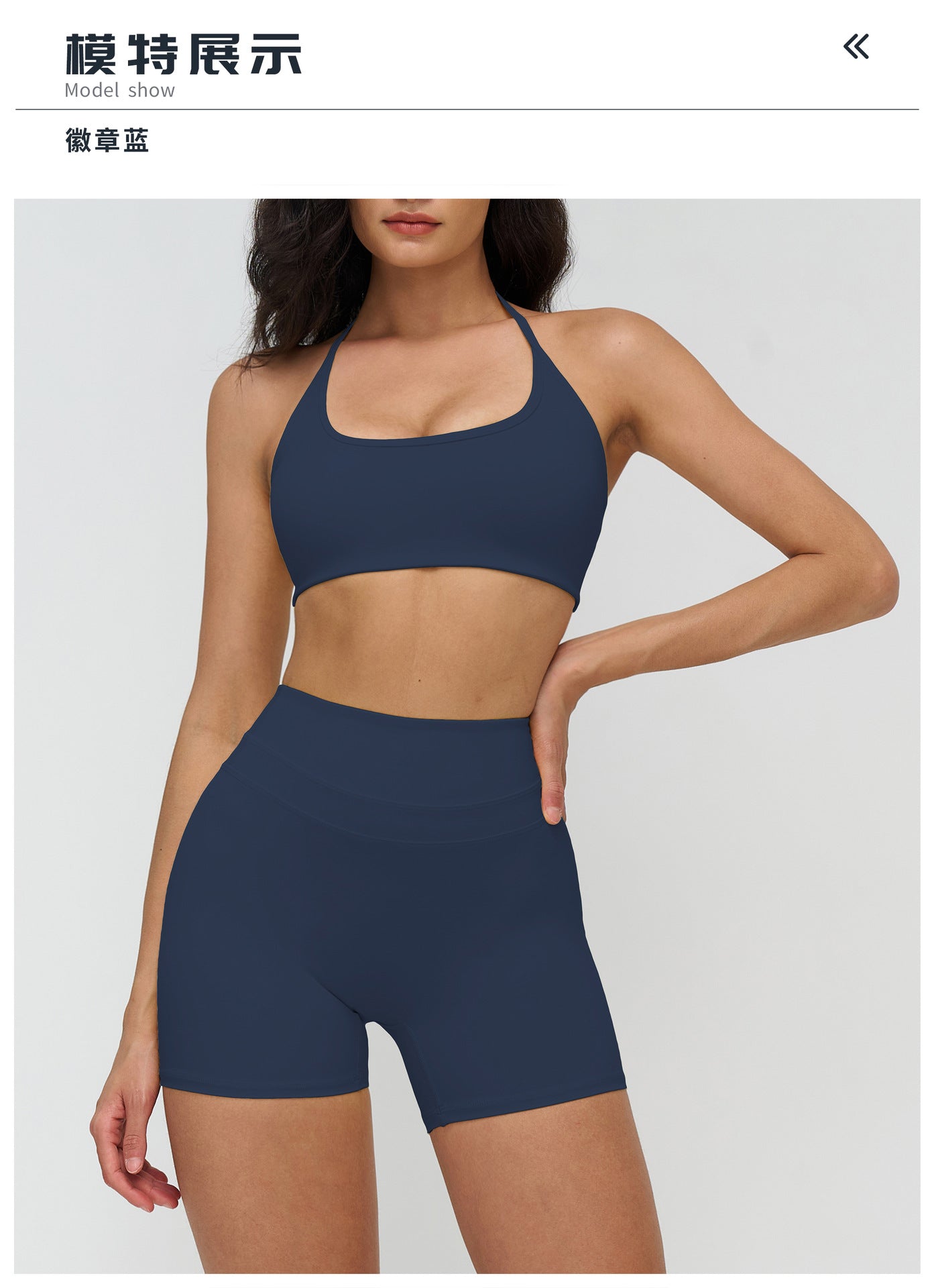 12/2025 European and American brushed yoga bra, neck-hanging hollow beauty back bra, fitness running sports underwear for women 3109