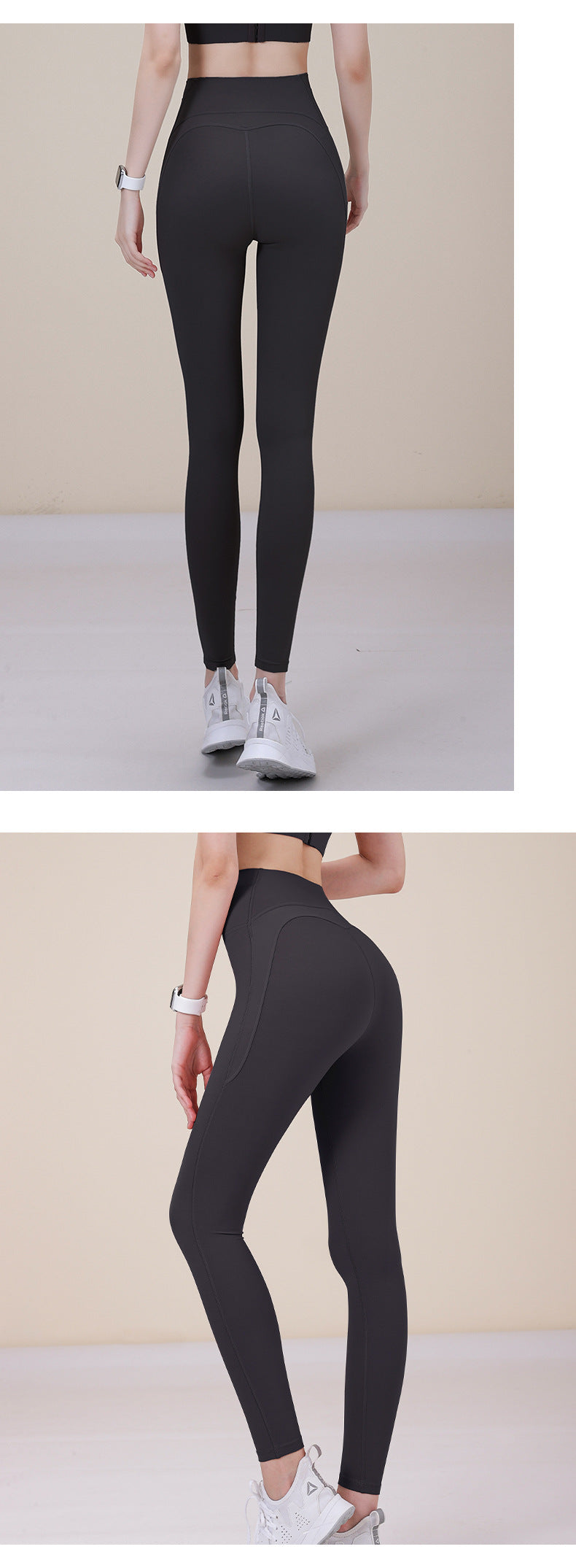 2023.08 New Dopamine Cross Waist Yoga Pants M-shaped Curved High Waist Buttocks Without Embarrassing Line Fitness Pants Women