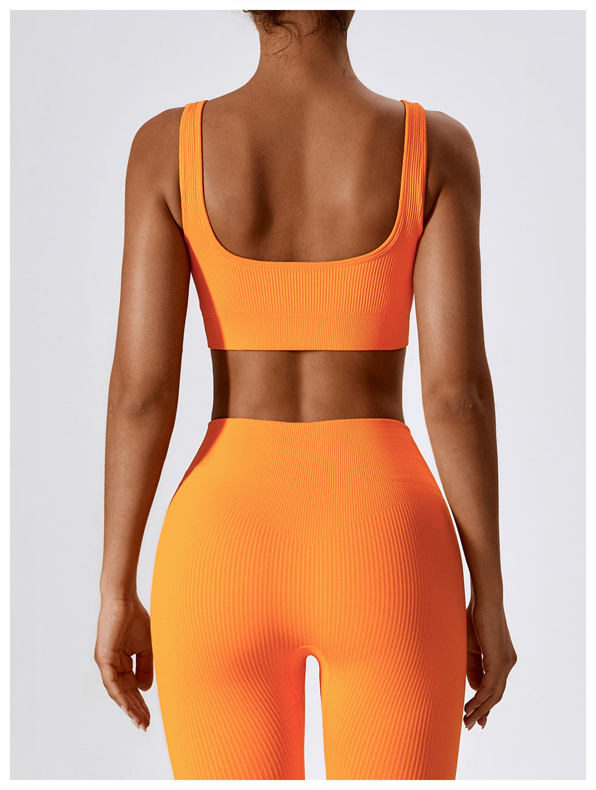 2023.08 Seamless beautiful back yoga bra outerwear running sports underwear tight fitness yoga clothing female 7345