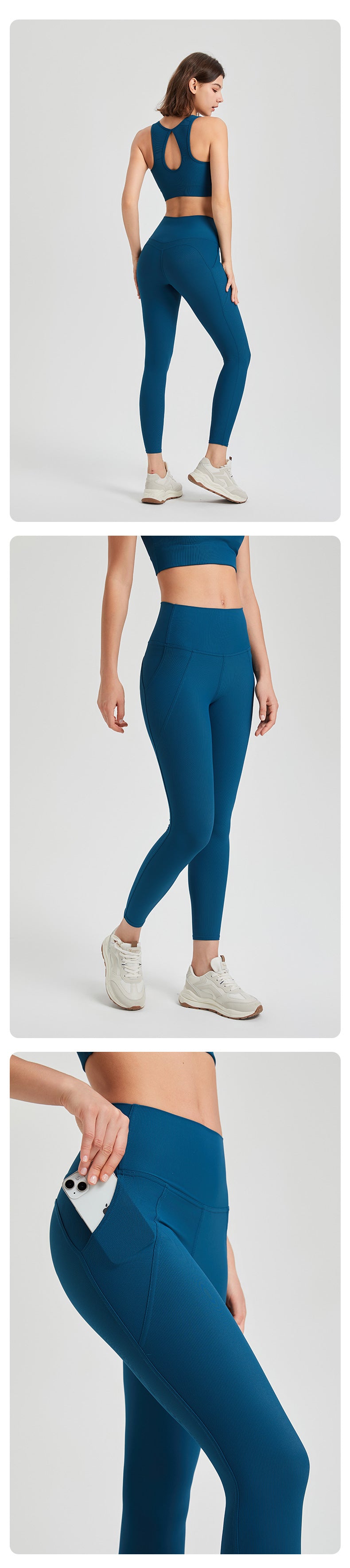 2023.08 yoga pants women's high waist peach hip lifting running sports leggings European and American fitness yoga clothing outerwear trousers