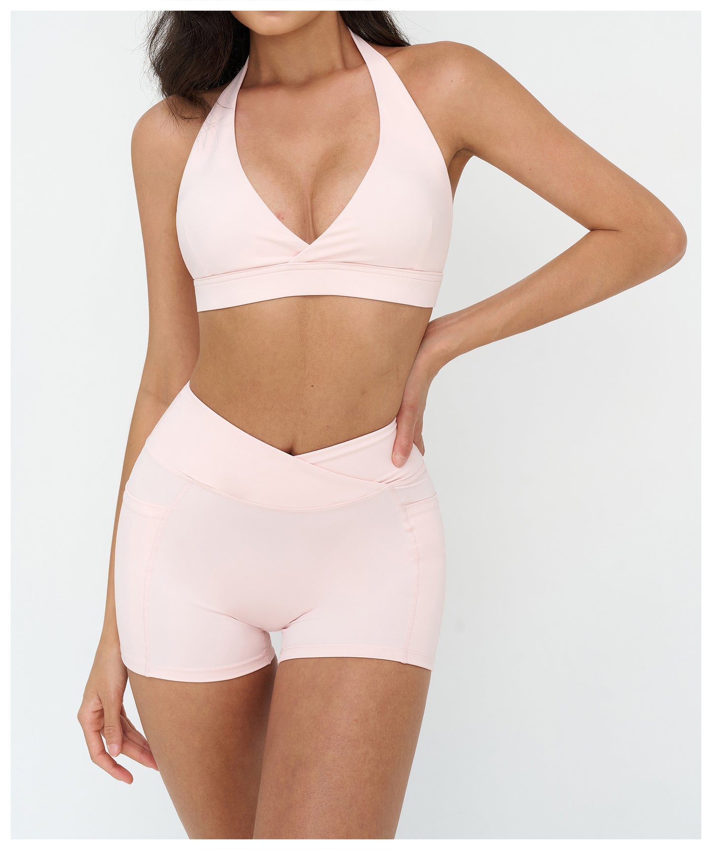 12/2025 Yoga bra with cross-V-neck, fashionable and beautiful back, sports bra, fitness and running sports underwear, 4518