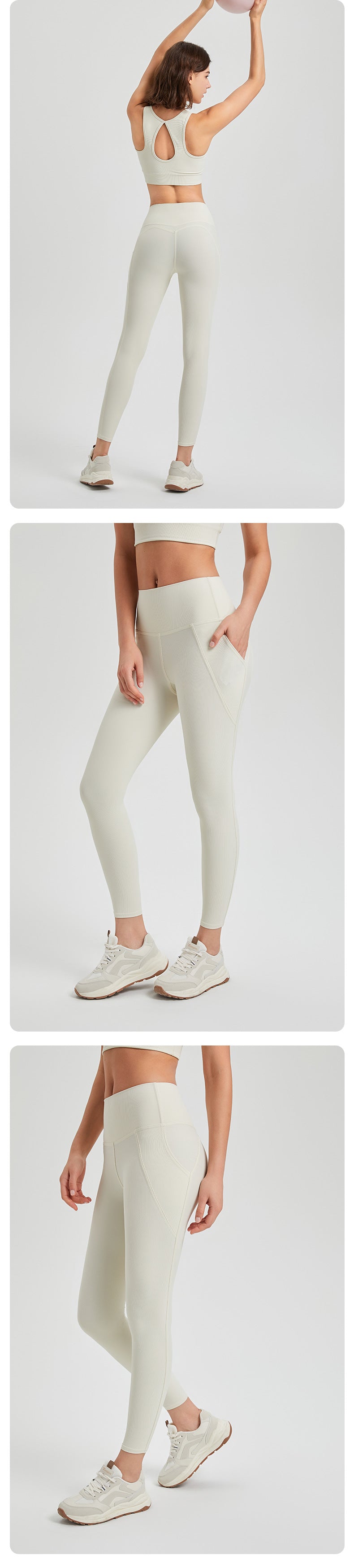 2023.08 yoga pants women's high waist peach hip lifting running sports leggings European and American fitness yoga clothing outerwear trousers