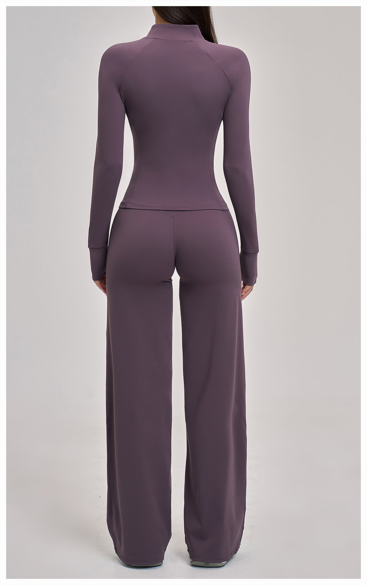 03/2026 Conjunto de yoga resistente de manga larga - versátil chaqueta de yoga informal para ejercicio, correr y fitness - conjunto de 4 piezas - 4510