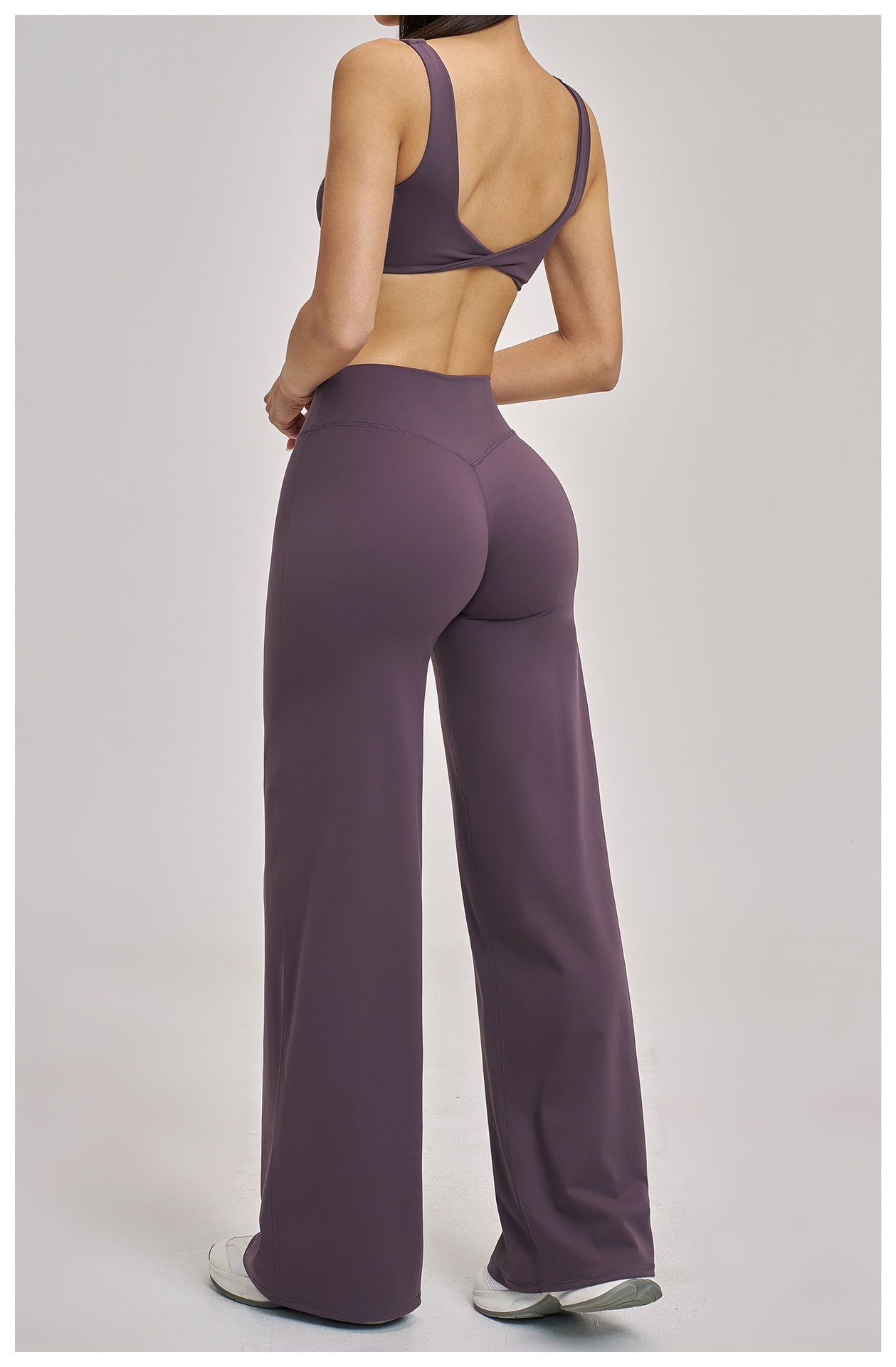 03/2026 Brushed Yoga Set, Sports Wide-Leg Set, Outdoor Casual Sports Set 4520