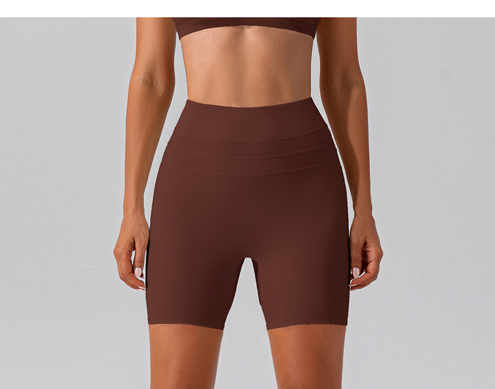 23.07 elastic yoga pants hip-lifting abdomen tight-fitting fitness pants outerwear running training sports pants women