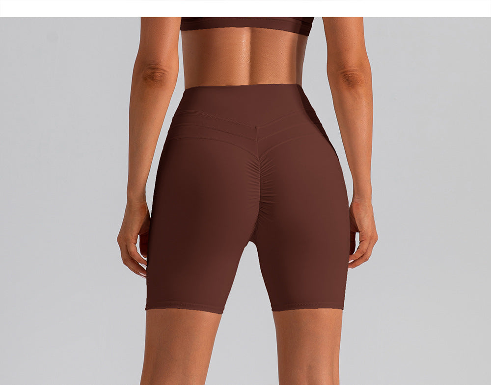 23.07 elastic yoga pants hip-lifting abdomen tight-fitting fitness pants outerwear running training sports pants women