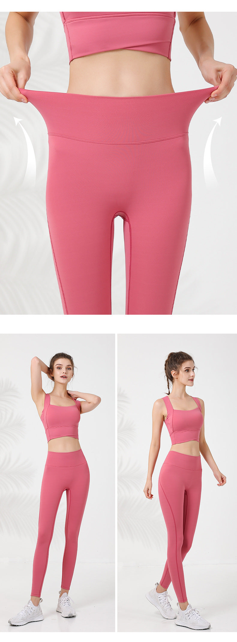2023.08 New sunscreen quick-drying high-waisted abdomen-lifting hip sports trousers high-elastic tight-fitting belt pocket fitness running yoga pants