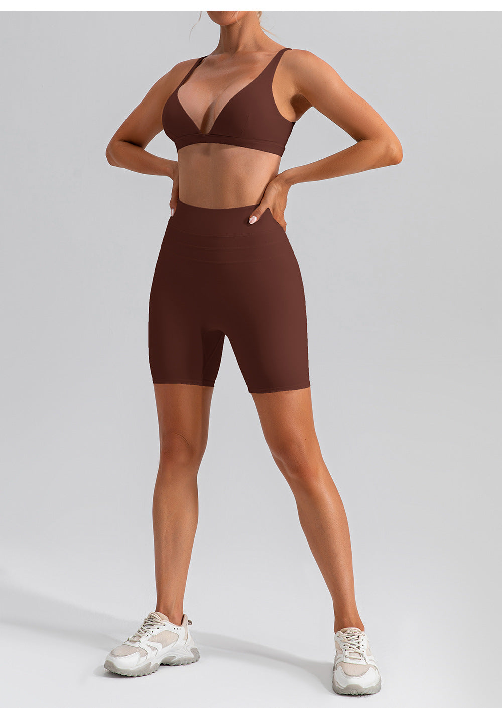 23.07 elastic yoga pants hip-lifting abdomen tight-fitting fitness pants outerwear running training sports pants women