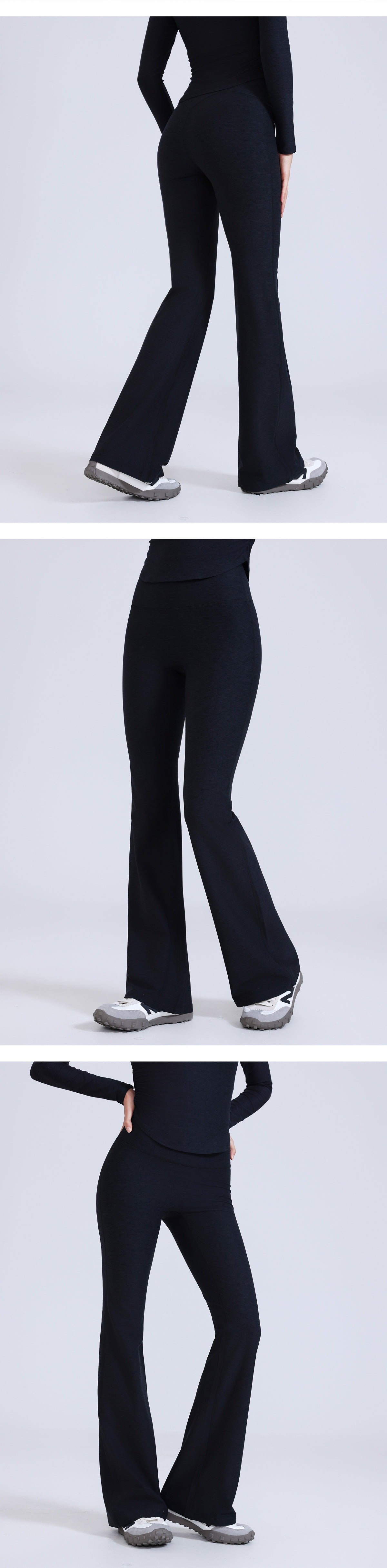 11/2025 High-waisted, slimming, cloud-like snowflake yarn long pants, slim fit, anti-rolling yoga pants, women's hip-lifting running sports pants.