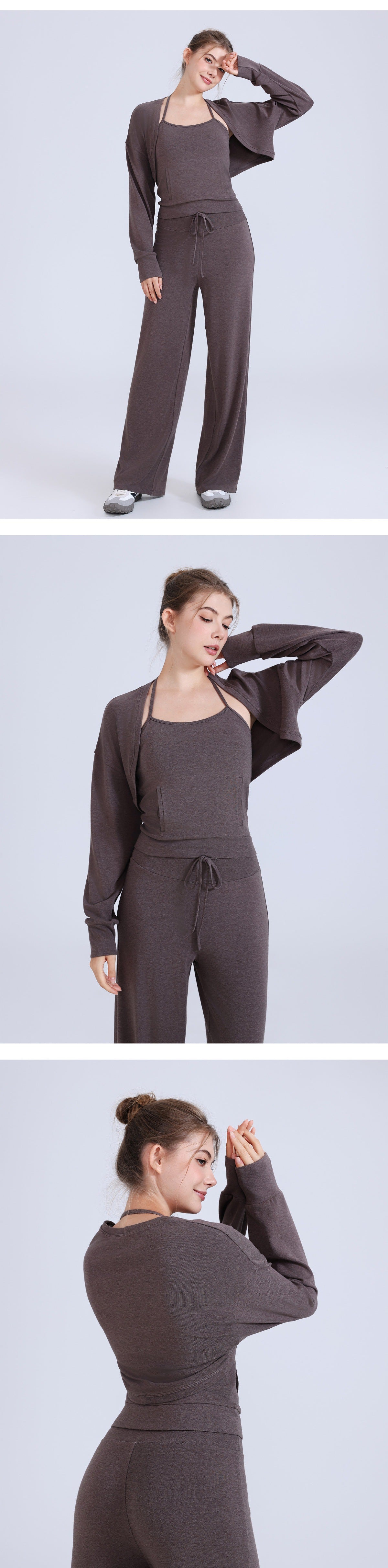 11/2025 Brushed long-sleeved slim-fit breathable sports vest for women, suitable for running, fitness, yoga, and short cover-up.