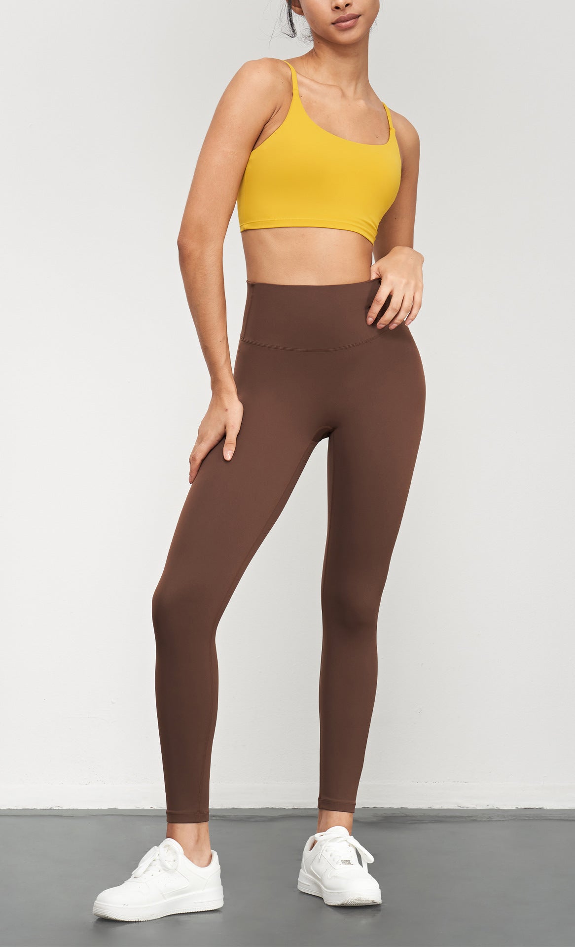2023.08 NULS youth version 5A antibacterial yoga trousers female peach buttocks sports leggings abdomen fitness leggings