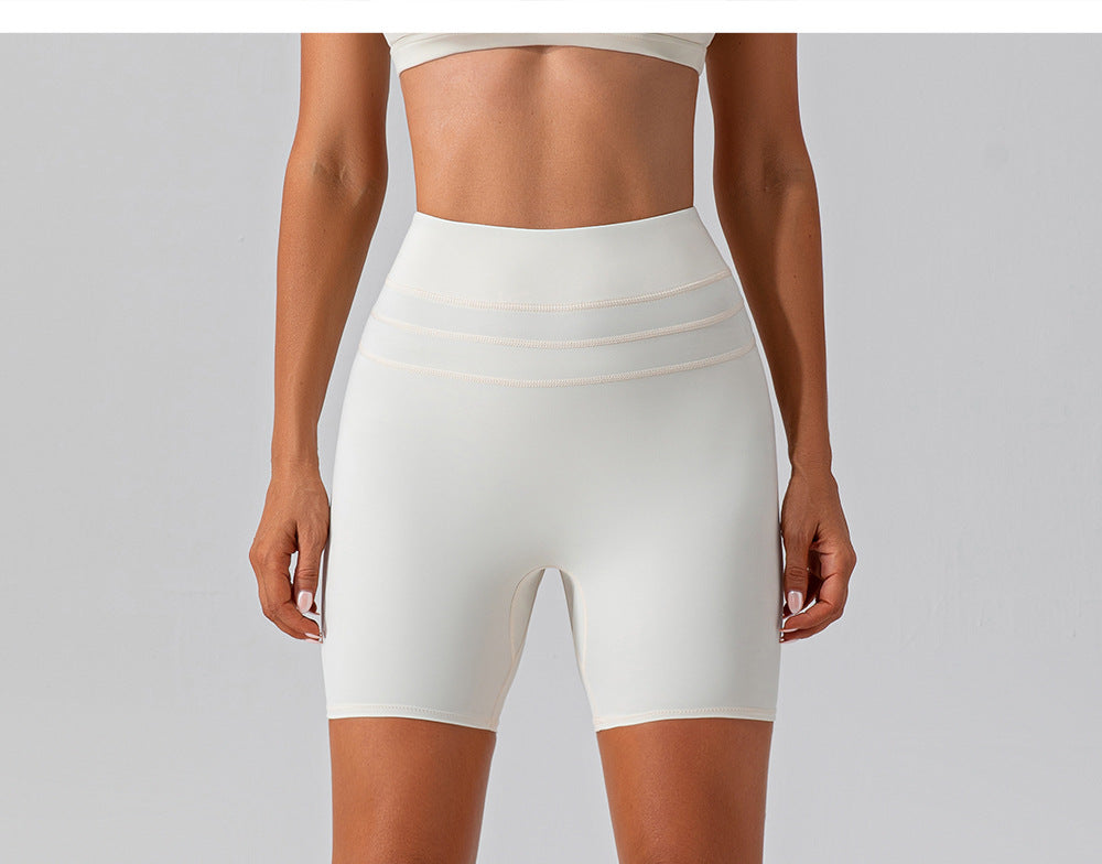 23.07 elastic yoga pants hip-lifting abdomen tight-fitting fitness pants outerwear running training sports pants women