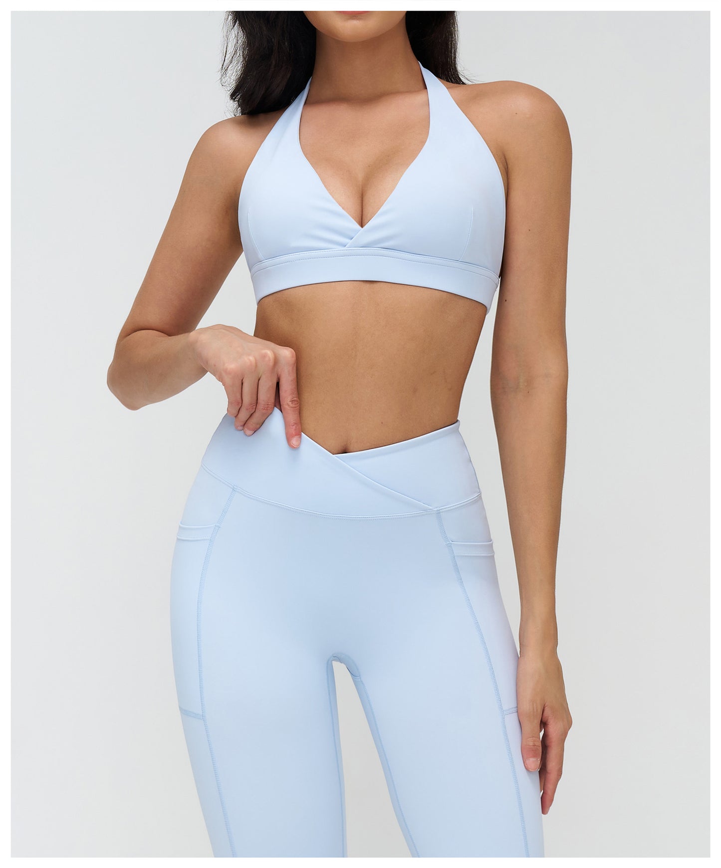 12/2025 Yoga bra with cross-V-neck, fashionable and beautiful back, sports bra, fitness and running sports underwear, 4518