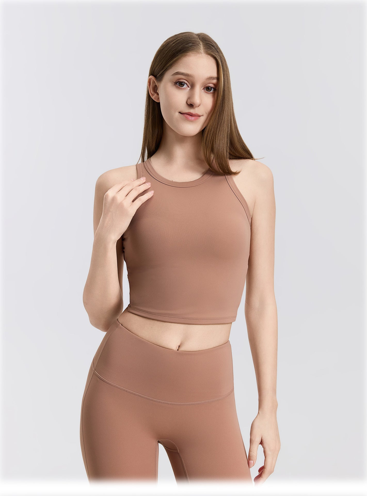 01/2026 Sujetador deportivo calado para mujer, tipo nube, con soporte, sin espalda, abotonado, para yoga, de secado rápido, ropa interior deportiva adelgazante