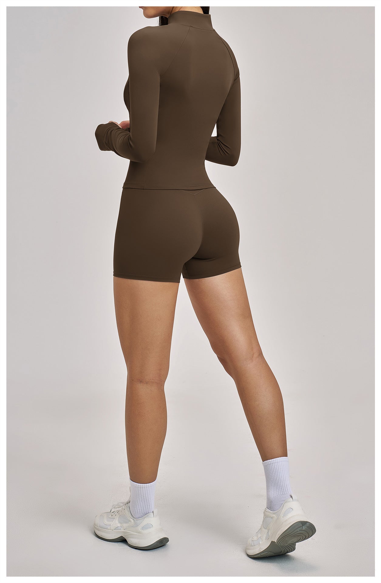 03/2026 Spring Yoga Set Casual Fitness Suit Women's Outdoor Running Sports Three-Piece Set 4510