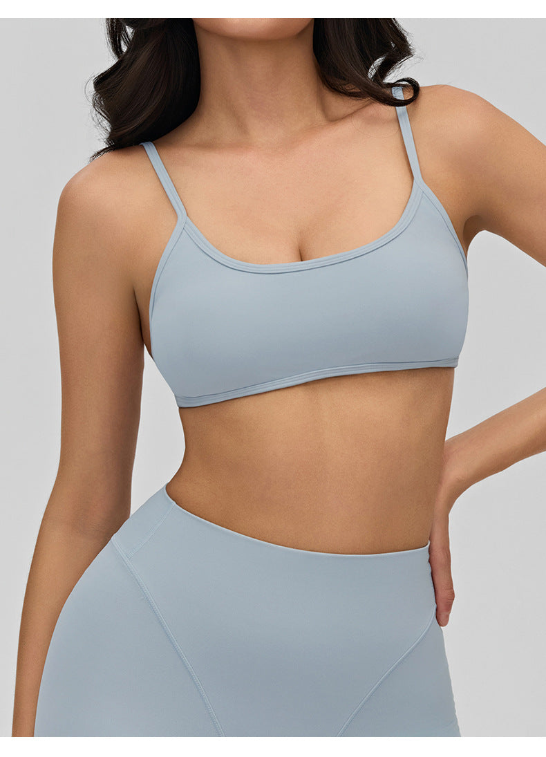 03/2026 Women's Yoga Suit, Slim Fit Fitness Two-Piece Set, Outdoor Running Training Sports Suit