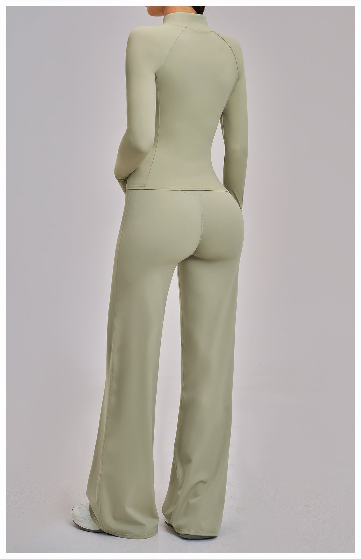 03/2026 Conjunto de yoga resistente de manga larga - versátil chaqueta de yoga informal para ejercicio, correr y fitness - conjunto de 4 piezas - 4510